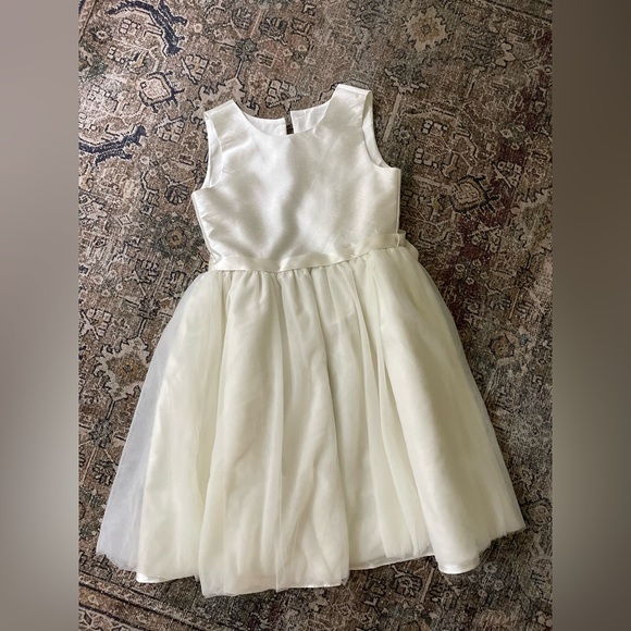 Ivory Flower Girl/First Communion Dress - Picture 1 of 4
